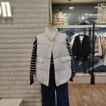[트렌드컬렉션] SH02 하이넥 벌룬 덕다운 베스트 TRVD22N71