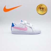 [나이키코리아 국내매장 정품] NIKE COURT ROYALE (TDV) 운동화 (베이비/키즈 코트로얄 TD) 흰핑파/화이트/핑크파랑 833537 110