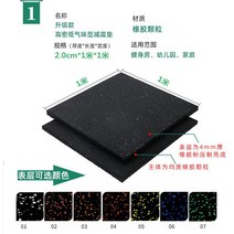 헬스장 고무 블럭 1m 체육관 홈짐 바닥 탄성 매트 바닥재, B.고밀도충격흡수패드1미터_1미터두께2.0cm