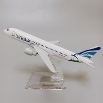 비행기모형 합금 금속 에어 부산 항공 비행기 모델 버스 320 A320 w 홀더 다이 캐스트 항공기 선물 16cm