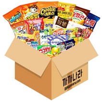 까까나라 과자 간식 랜덤 럭키박스 21p 과자세트, 1개