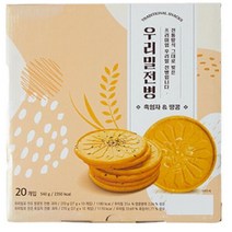 우리밀로 만든 흑임자 땅콩 전병 540g, 1개