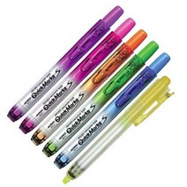 형광펜 노랑 암기펜 데코펜 학생펜 5개 라이너펜 색칠펜 스틱형광펜