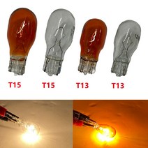 도어라이트 4조각 T15 W16W 921 955 자동차 회전 신호등 지우기 브레이크 반전 테일 안개 램프 전구 고휘도, 03 T13, 02 Amber