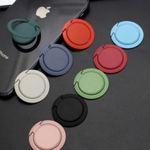 달자샵 얇은 스마트 그립톡 거치대 심플 무광 컬러 스마트링, 1p, 2