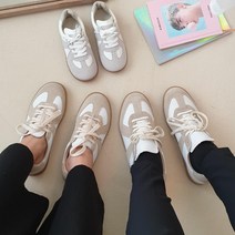 가족 커플선물 소가죽 독일군 스니커즈 여아 남아 유아동 운동화 2컬러