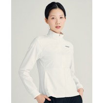 22FW [프리앵글 트레이닝] 화이트 경량냉감 여성 트랙탑 JFJU2C461OW