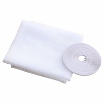 씨즌M닷컴 간편 찍찍이 벨크로 창문 방충망 모기장 150x150cm