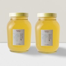 지리산 천연 벌꿀 100% 마미자리허니 국내산 아카시아꿀 2.4kg 1+1, 아카시아꿀 2병+공병
