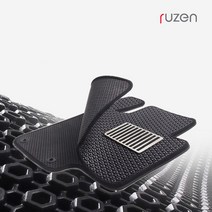 루젠 그랜져HG 더블하니컴 3D 삼중 벌집카매트 트렁크매트 확장형, HG(5G)그랜져, 실내매트(확장형), 현대