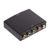 컴포넌트 to HDMI 컨버터 RCA 오디오지원 1920x1080 전원 어댑터 포함