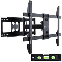 GearIT TV 벽 마운트/모니터 (TV 37 ~ 80인치) 최대 59.9kg(132파운드) - 풀 모션 회전 틸트 관절형 암 Vesa 200 300 400 600