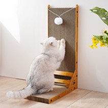 CacoHome 원형 대형 골판지 고양이 스크래쳐 리필 볼, 50cm*10.5cm*51.5cm