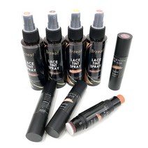 2022 레이스 가발용 새로운 100ml 레이스 틴트 스프레이 접착제 본드 접착제 레이스 가발 가발 라이트 컬러 스프레이, [01] Dark Brown, [03] 10pieces a lot