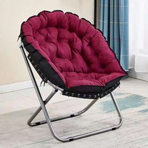 접이식의자 안락의자 1인용리클라이너 예쁜 인테리어의자, 와인 레드