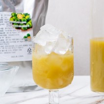 국산 풋귤 [ 제주도 청귤청 원액 1kg ] 대용량 청귤 에이드 과일청, 단품, 단품