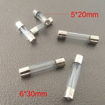 보험 가입 작동 블로우 타입 유리관 퓨즈 5A 6A 6.3A 7A 8A 10A 12A 20A 30A 5x20mm 6x30mm 250V, 09 20A_02 6x30mm
