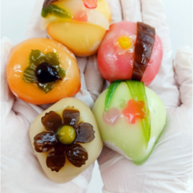 수제 만쥬 화과자 백화점 수제화 과자 팥앙금 선물 세트 명장, 30개, 50g