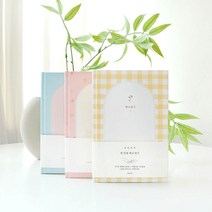 산모 수첩 임신 주수 스티커 태교 태아 일기 육아 기록 일기장 다이어리 임산부 축하 선물, 블루