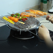 캠핑용 직화 그릴 꼬치 세트 구이 가스렌지 소시지