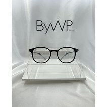 신제품 100%정품 볼프강안경 BYWP BYA22024BLK-GY 블랙&실버컬러 울프강프록쉐 사각형 콤비테 고도근시안경테추천