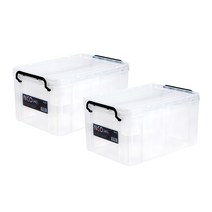 코멕스 네오 340 수납박스 34L, 혼합색상, 2개입