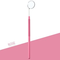 1 개 속눈썹 거울 확대 메이크업 다기능 아름다움 긴 손잡이 검사 연장 용품 화장품 도구, [02] Rose-1pc