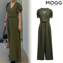 모그핑크 셔링 점프수트 카키 THC0BBK52 HKK
