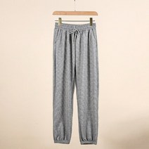 여성 댄스복 간지나는 댄스걸 조거팬츠가을 캐쥬얼 운동복 여성 레이스 업 그레이 바지 루즈 한 헐렁한 블