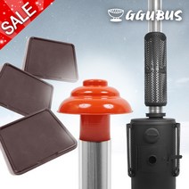 꾸버스 고급 난로받침대 연통보호망 역풍방지기 화목난로 펠렛난로 장작난로 난로용품, 연통보호망110mm