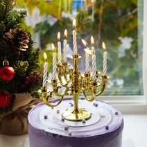 고퀄 샹들리에초 케이크초 생일초 [8color 특이한 생일 케익 촛불 초 기념일 파티 장식초 캔들], 엔틱브론즈, 엔틱브론즈