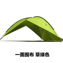 타프쉘 캠핑 타프 스크린 용 쉘터 돔 캠핑그늘막 텐트 차박 라운지 블랙 스크린 원터치 미니 추천 차량 쉘, 알루미늄 막대 한쪽 면에 초록색
