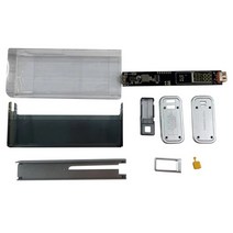 파워뱅크 자작배터리 캠핑용배터리 배터리 충전기 케이스 휴대용 DIY 보조베터리 상자 LCD PD22.5W 듀얼 방, 02 Golden