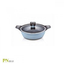 PN풍년 블리스올라 세라믹 전골냄비 24cm 블루 큰냄비 미니냄비, 상세페이지참조