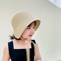 BUyuS버킷햇 아이 봉오리 봄 밀짚모자 햇 아동 여성 / 보넷 모자 여름 벙거지 모자 왕골모자 라피아 가을 여자굿딜 브이숍