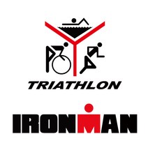 트라이애슬론 아이언맨 TRIATHLON IRONMAN 데칼, 1개, 선택-1블루(중)