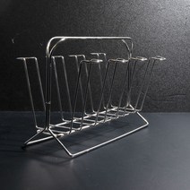 스텐미니컵건조대 컵받침대 컵걸이8P