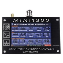 새로운 MINI1300 0.1-1300MHZ HF VHF UHF 안테나 분석기 벡터 네트워크 SWR 미터 주파수 스윕 RF 라디오 멀