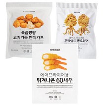 마켓프로즌 새멘오 (60새우 1개+멘치카츠 1개+오징어 1개)