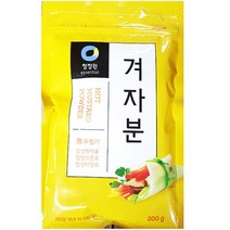 소스 업소 겨자 가루 대상 200g X24개 겨자분 분말 대상/겨자/강겨자/겨자가루/겨자분겨자소스/가루/조미료/식당용/업소용, 단일 수량