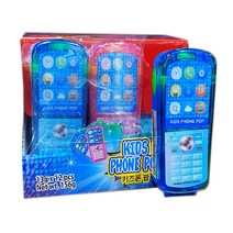 휴대폰 모양 장난감 키즈폰 팝 아이폰 갤럭시 사탕 캔디 13g, 핑크