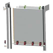 롤링셔터 슬라이딩 알루미늄 셔터 도어 롤링 게이트, 롤링 셔터 세트(평방미터당 가격)