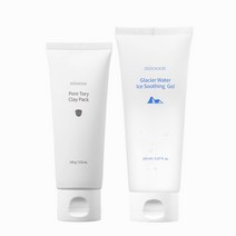 믹순 포어 토리 클레이팩 100g + 빙하수 아이스 수딩젤 150ml 모공케어 세트, 콩 에센스+콩 크림+병풀 에센스