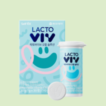 동아제약 구강유산균 락토바이브 오랄 솔루션 유산균 1g x 30정 특허프로바이오틱스 자일리톨, 락토바이브 오랄 솔루션 1개월분