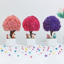 스칸디아모스 화분 그늘에서잘자라는 집에서키우기좋은 관리쉬운공기정화 식물, 라벤더블루
