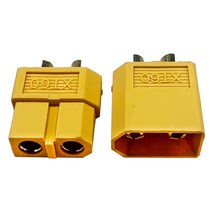 XT60 커넥터 암/수 DC잭 드론 RC카 배터리, 수컷