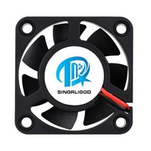 5015 50mm DC 24V 12V 5V 브러시리스 냉각 터보 팬 압출기 용 3D 프린터 부품 쿨러 송풍기 검정색 플라스틱, 24V+5010