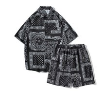 유블리 남성 페이즐리 투피스 세트