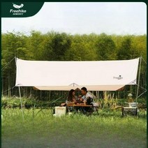 실타프 대형 경량 헥사 백패킹 캠핑 렉타 차박 타프 미니멀 오토캠핑 그늘막, 3x4.3m, 3x3m