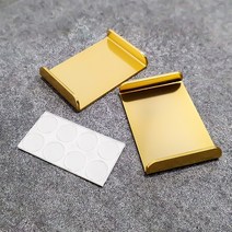 모카바스 알루미늄 팔각 거울(골드 실버 블랙 화이트), 거울 받침대 - 골드 1set (2개)